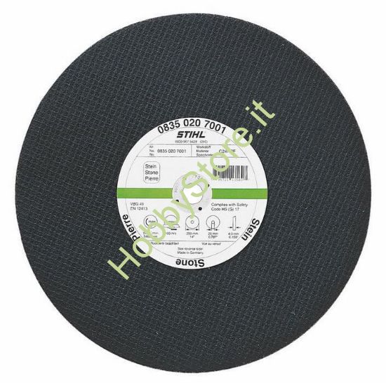 Disco Stihl resinoide per pietra K-BA
