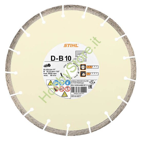 Disco Stihl diamantato D-B10