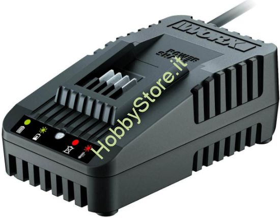 Caricabatteria rapido 20V 2Ah WA3880 Worx