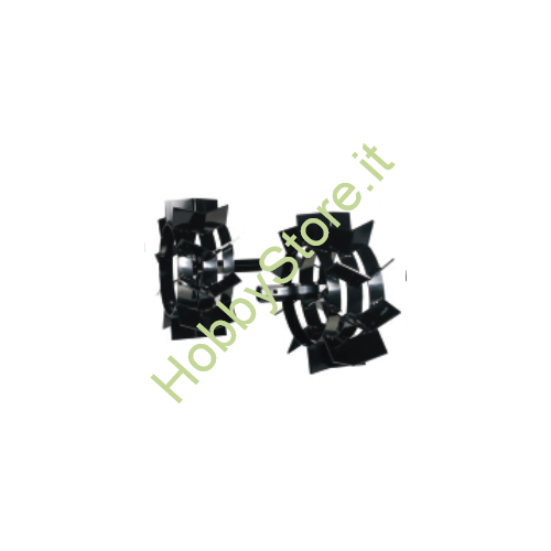 Coppia Ruote in ferro Oleomac