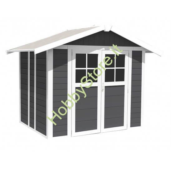 Casetta da giardino Deco 5 Antracite Grosfillex
