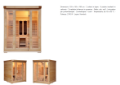 Sauna irradiante PR-C3G per due persone