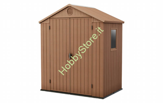 Casetta da giardino Darwin 6 x 4 Keter Marrone