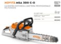 Motosega a batteria Stihl MSA 300 C-O senza batteria
