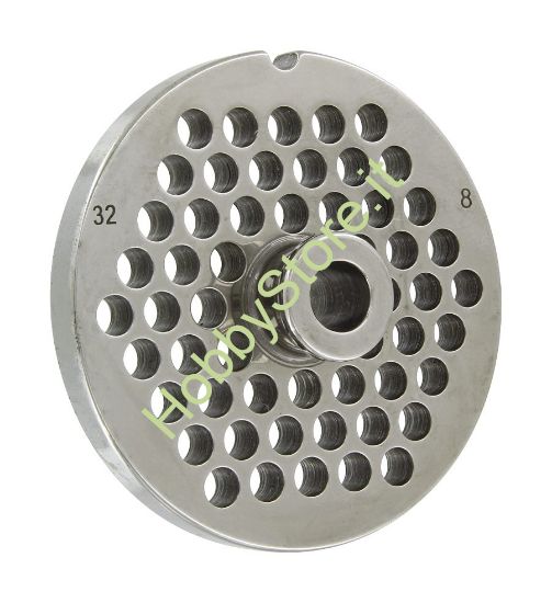 Piastra in Acciaio Inox per tritacarni Reber