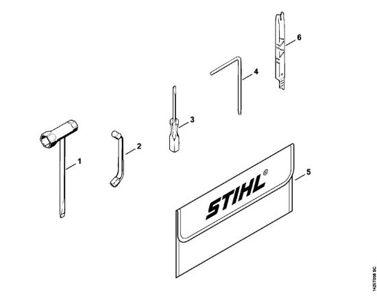 Attrezzi, accessorio a richiesta Motoseghe a benzina (MS) 020 (1129) della marca STIHL