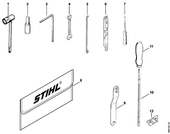 Attrezzi, accessorio a richiesta Motoseghe a benzina (MS) 032 AVEQW della marca STIHL