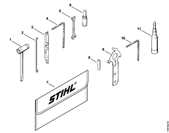 Attrezzi, accessorio a richiesta Motoseghe a benzina (MS) 045 AVSEQ della marca STIHL