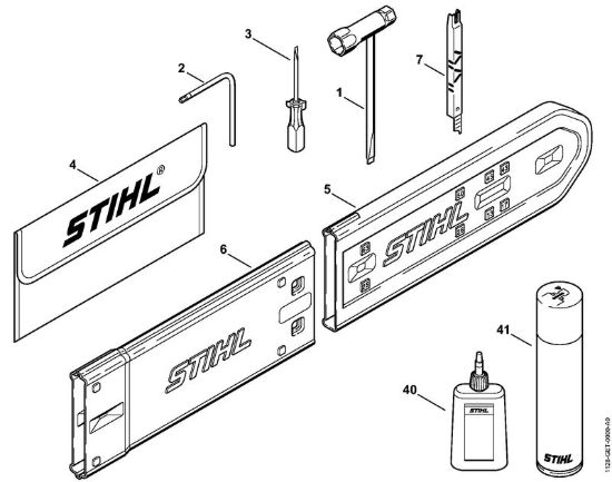 Attrezzi, accessorio a richiesta Motoseghe a benzina (MS) 046 C della marca STIHL