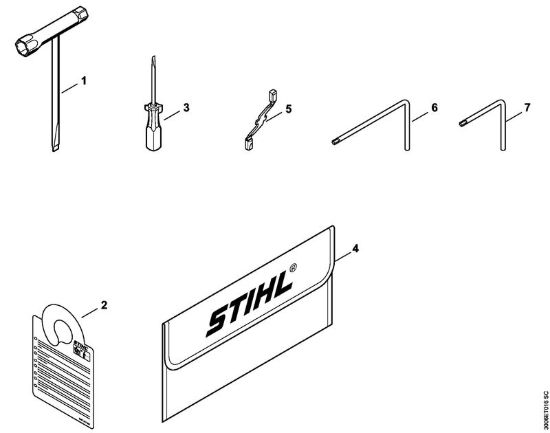 Attrezzi, accessorio a richiesta Motoseghe a benzina (MS) MS 150 TC-E della marca STIHL