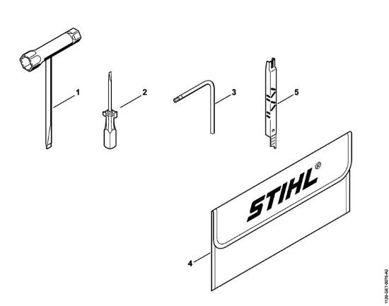 Attrezzi, accessorio a richiesta Motoseghe a benzina (MS) MS 171 della marca STIHL