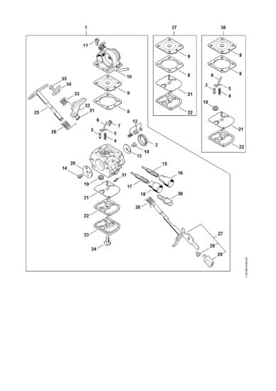 Picture of Carburatore 1139/30 MS 171