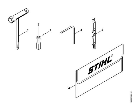 Attrezzi, accessorio a richiesta Motoseghe a benzina (MS) MS 181 C-BE della marca STIHL