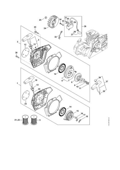 Picture of Dispositivo avviamento, impianto di accensione MS 182