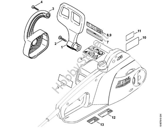 Protezione mano Elettroseghe (MSE) MSE 140 C-Q della marca STIHL