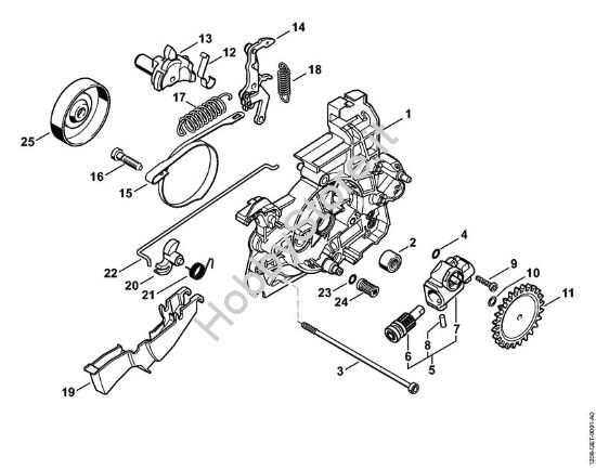Scatola riduttore, pompa olio Elettroseghe (MSE) MSE 141 C-Q della marca STIHL