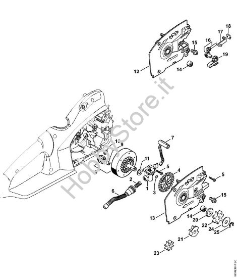 Pompa olio, Rocchetto catena Elettroseghe (MSE) MSE 210 C-BQ della marca STIHL