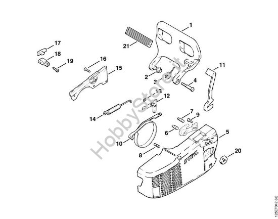 Coperchio Rocchetto Catena Stihl 11376401700 - Nuova Elica - Foto 6
