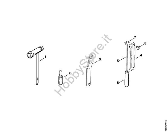 Attrezzi, accessorio a richiesta Motoseghe a benzina (MS) 009 Q della marca STIHL