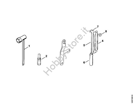Attrezzi, accessorio a richiesta Motoseghe a benzina (MS) 011 AVE della marca STIHL