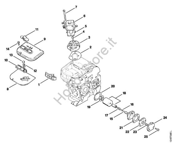 Filtro aria, pompa olio Motoseghe a benzina (MS) 012 AVTEQ della marca STIHL