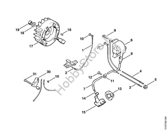 Impianto di accesione Motoseghe a benzina (MS) 012 AVTEQ della marca STIHL