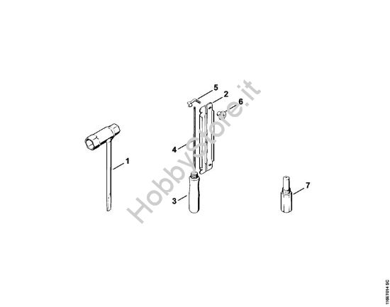 Attrezzi, accessorio a richiesta Motoseghe a benzina (MS) 015 AVE della marca STIHL