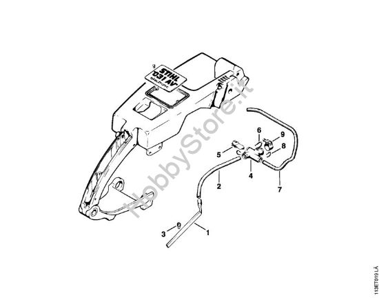 Riscaldamento Motoseghe a benzina (MS) 031 della marca STIHL
