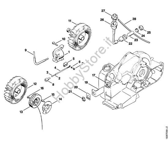 Distributore, Succhieruola Motoseghe a benzina (MS) 032 AVE della marca STIHL