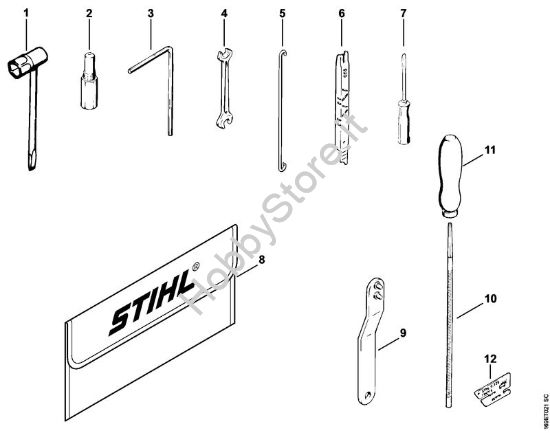Attrezzi, accessorio a richiesta Motoseghe a benzina (MS) 032 AVEW della marca STIHL