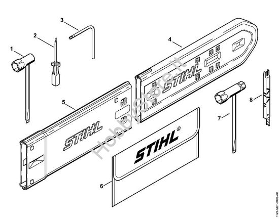 Attrezzi, accessorio a richiesta Motoseghe a benzina (MS) 034 S della marca STIHL