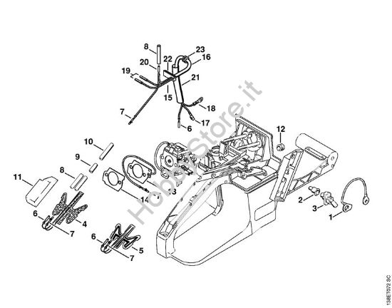 Riscaldamento Motoseghe a benzina (MS) 036 WVH della marca STIHL