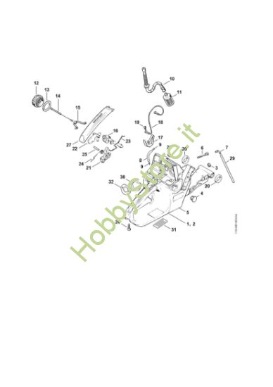 Picture of Corpo serbatoio 038 SW