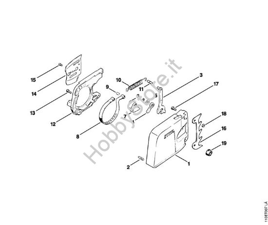 Freno catena Motoseghe a benzina (MS) 041 AVEQ della marca STIHL