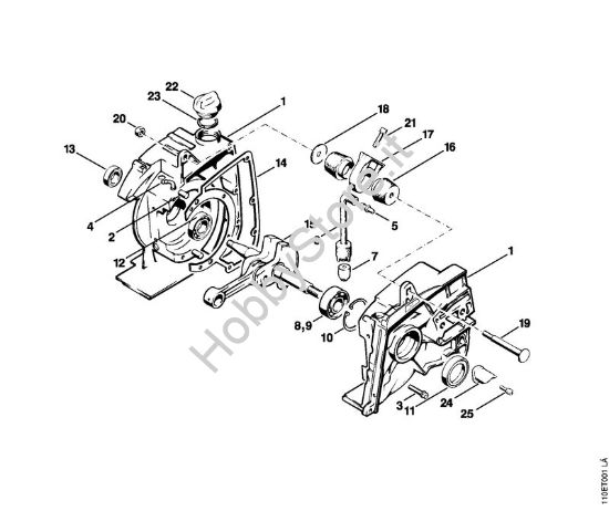 Carter albero a gomito Motoseghe a benzina (MS) 041 AVFBQ della marca STIHL