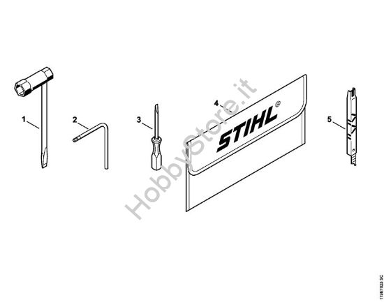 Attrezzi, accessorio a richiesta Motoseghe a benzina (MS) 042 della marca STIHL