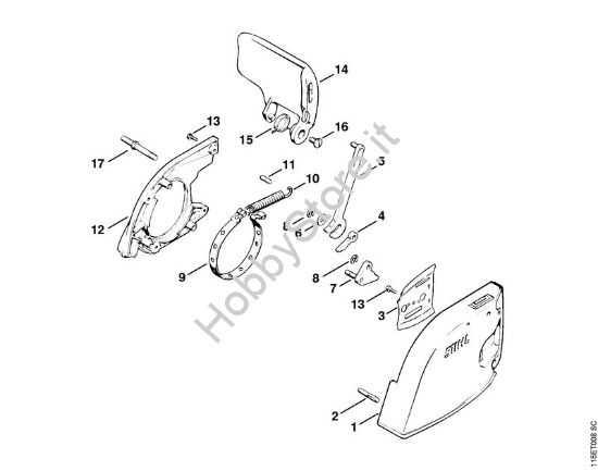 Freno catena Motoseghe a benzina (MS) 045 AVSEQ della marca STIHL