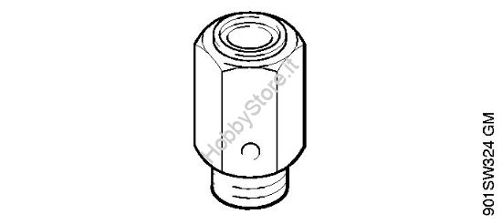 Kit Tampone AV Per Motosega Stihl Gomma E Metallo E Nylon Giardino Per - Foto 2