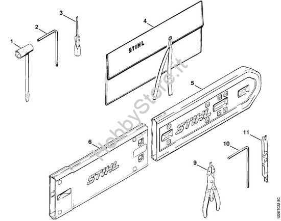 Attrezzi, accessorio a richiesta Motoseghe a benzina (MS) 048 AV della marca STIHL