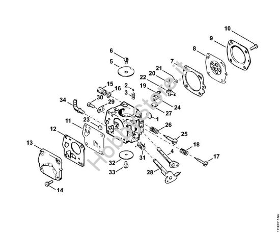 Carburatore HS-60 Motoseghe a benzina (MS) 051 Q della marca STIHL