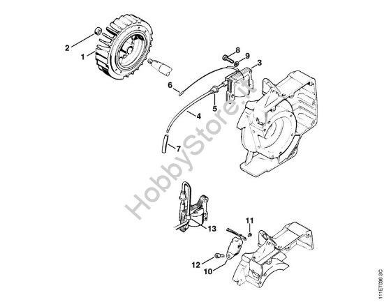 Impianto di accesione Motoseghe a benzina (MS) 051 Q della marca STIHL
