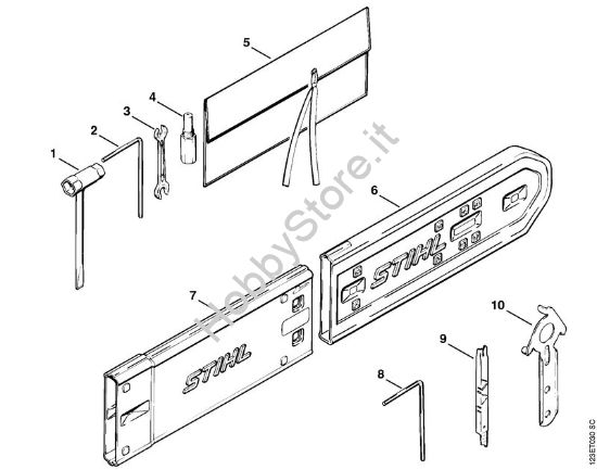 Attrezzi, accessorio a richiesta Motoseghe a benzina (MS) 056 M della marca STIHL