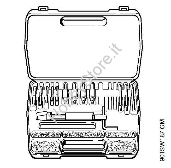 Attrezzo di montaggio per gruppo Heli-Coil Motoseghe a benzina (MS) 056 M della marca STIHL