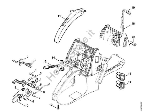 Comando gas Motoseghe a benzina (MS) 066 della marca STIHL