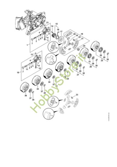 Picture of Pompa olio, frizione 066 MR