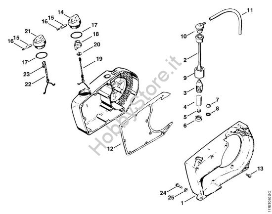 Carenatura ventola Motoseghe a benzina (MS) 075 AVEQ della marca STIHL