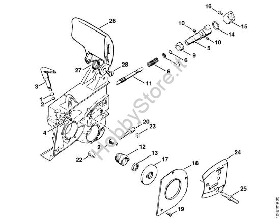 Pompa olio Motoseghe a benzina (MS) 076 S della marca STIHL