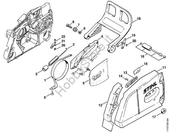 Freno catena Motoseghe a benzina (MS) 088 della marca STIHL