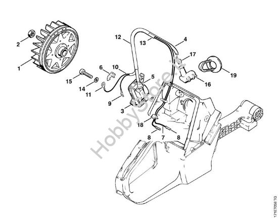 Impianto di accesione Motoseghe a benzina (MS) 088 della marca STIHL