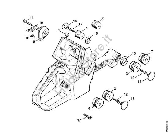 Sistema AV Motoseghe a benzina (MS) 088 della marca STIHL